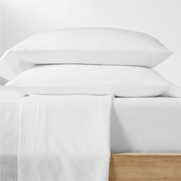 Casaluna Bedding New Casaluna Linen Blend Sheet Set Queen Solid
